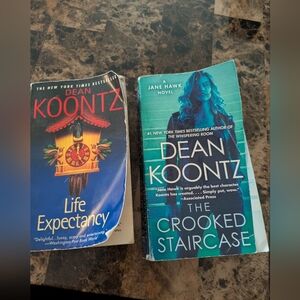 Dean Koontz Book Set - Life Expectancy & The Crooked Staircase
